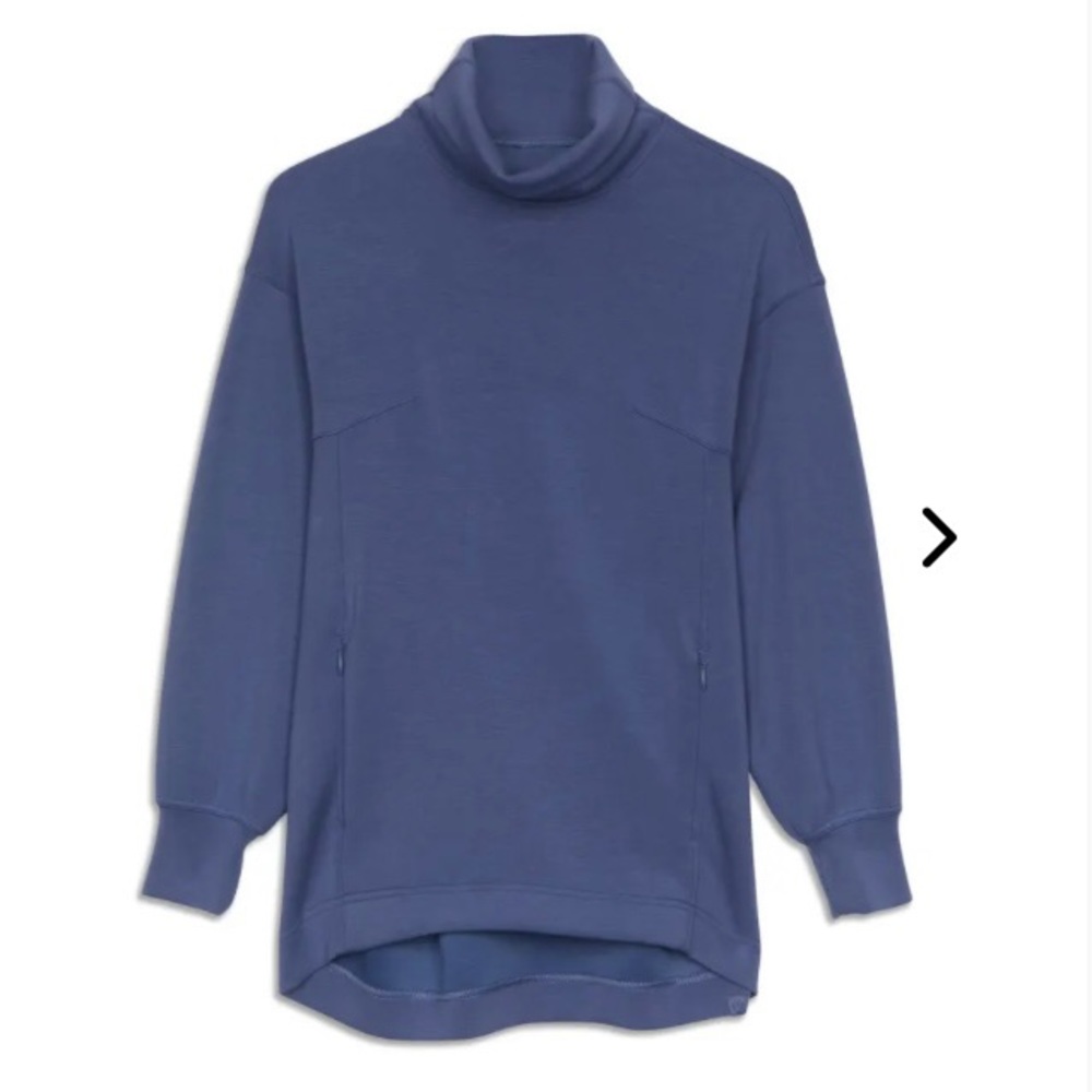 lululemon Modal Blend Turtleneck Tunic size 6 in Water Drop (Purple)